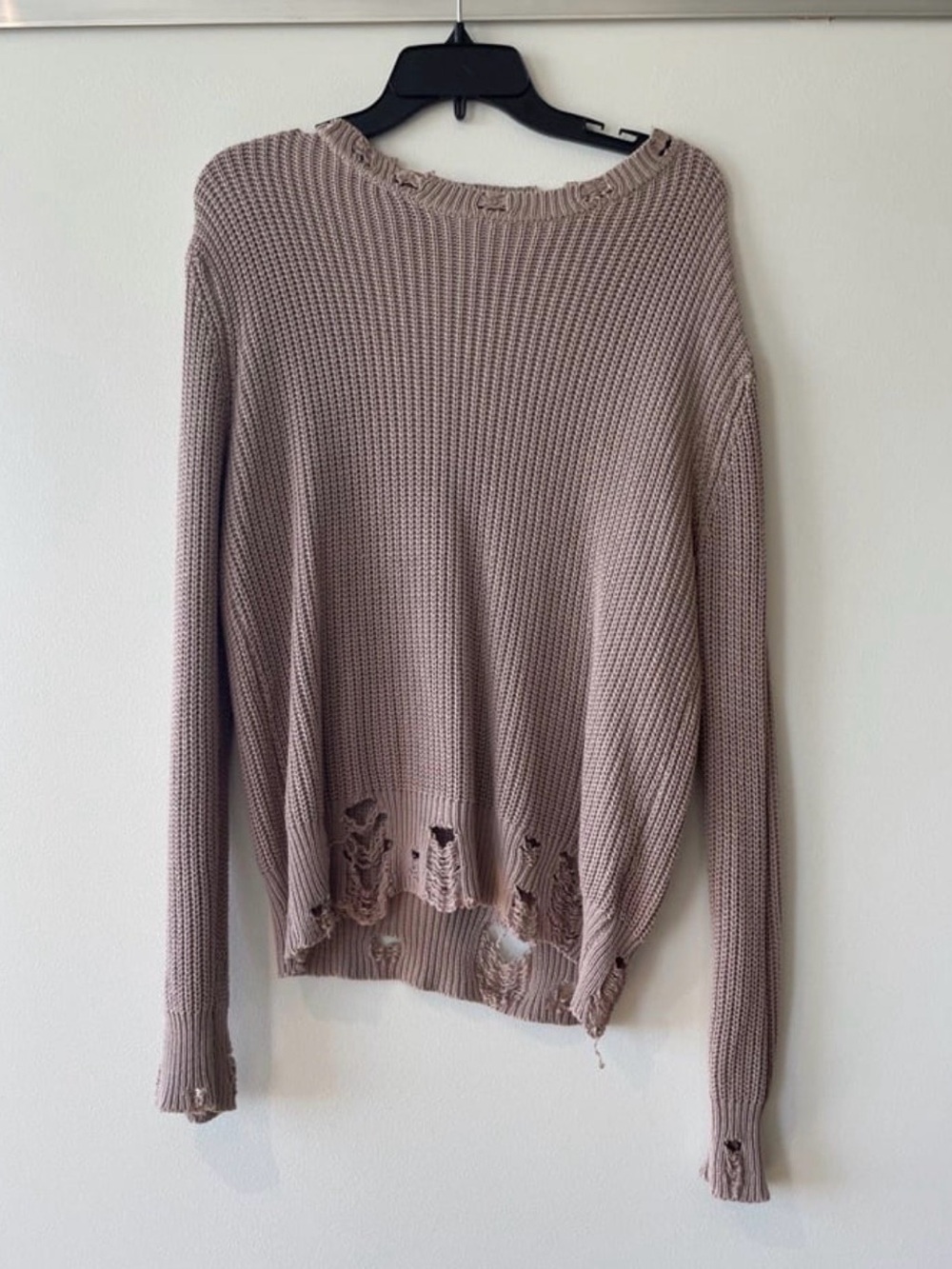 Cotton Candy LA Distressed Sweater
